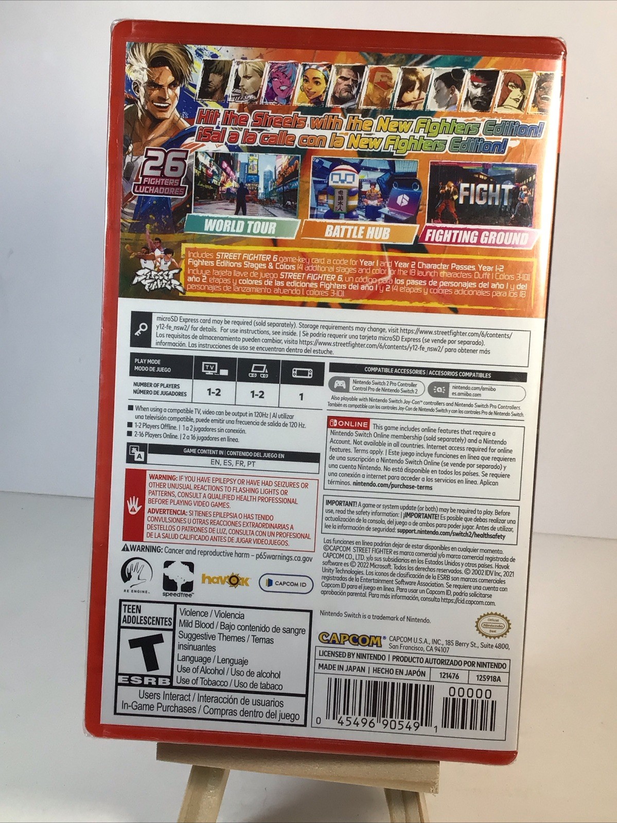 Street Fighter 6 Year 1-2 Fighters Edition for Nintendo Switch 2 Brand New