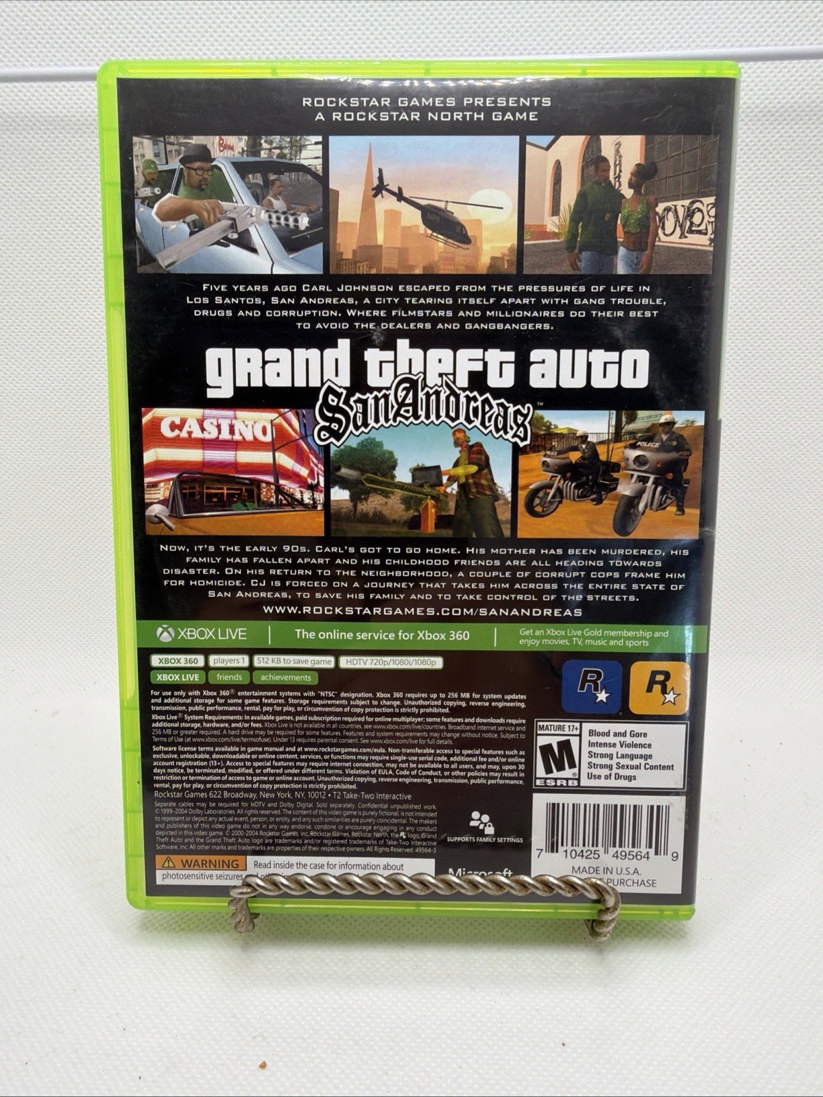 Grand Theft Auto: San Andreas – Microsoft Xbox 360