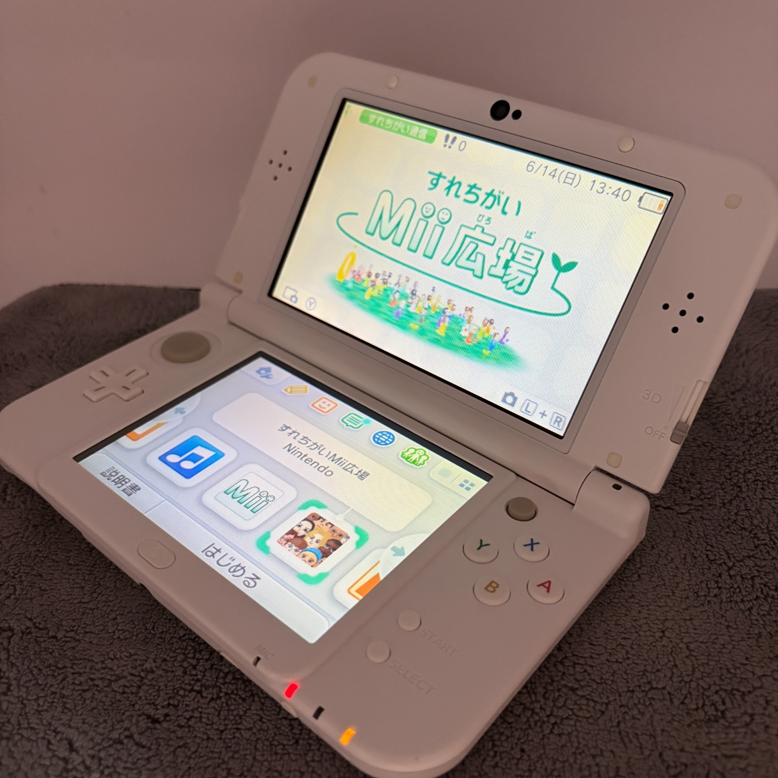 【Excellent5】Nintendo NEW 3DS LL XL Pearl White System Used Game Console From JP