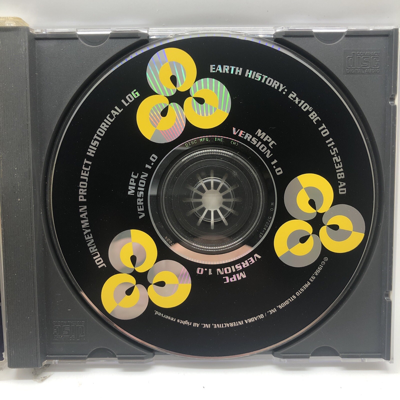 Windows THE JURNEYMAN PROJECT Presto StudiosNew product mintcondition