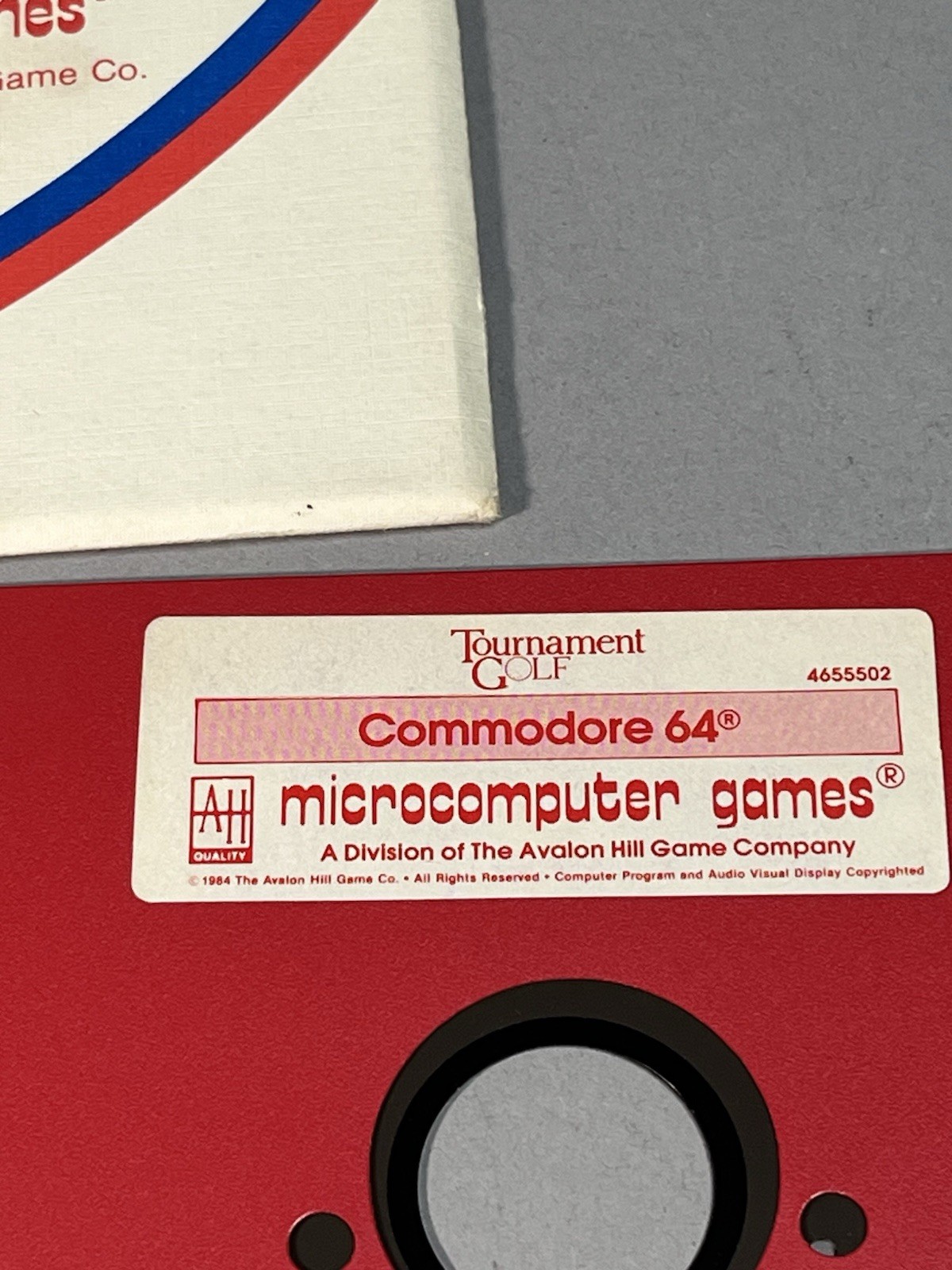 Sports Illustrated Tournament Golf Microcomputer Apple II & Commodore 64 Game