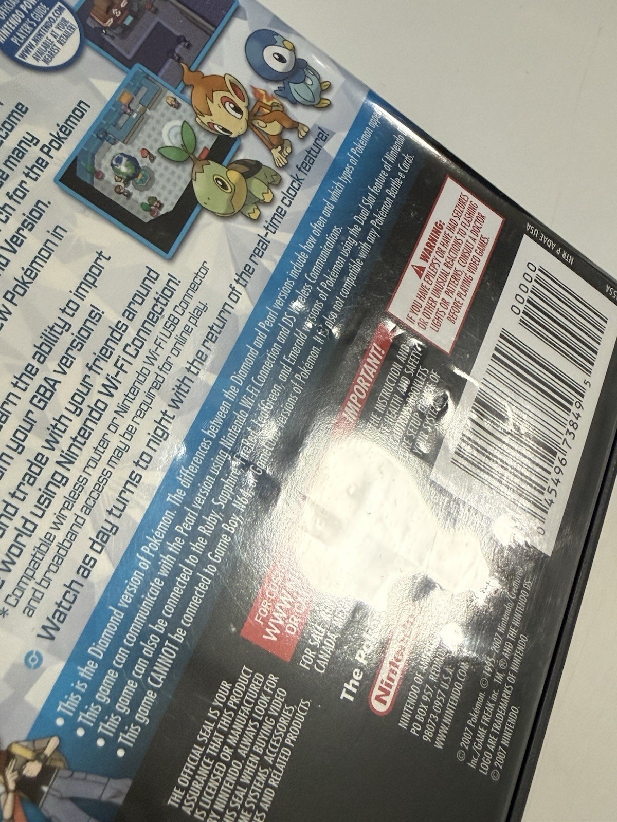 Pokemon DS – Platinum Diamond Pearl Bundle CIB Complete In Box Authentic Tested