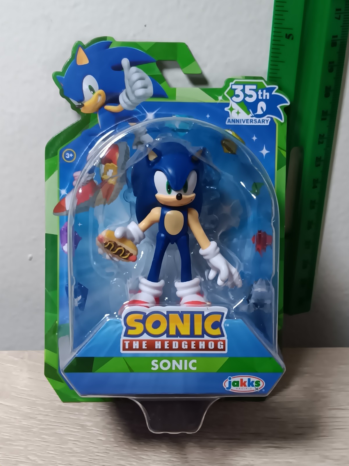 *FREE SHIP* 2.5″ CHILI DOG SONIC the Hedgehog (Modern) 35TH SEGA Jakks Pacific