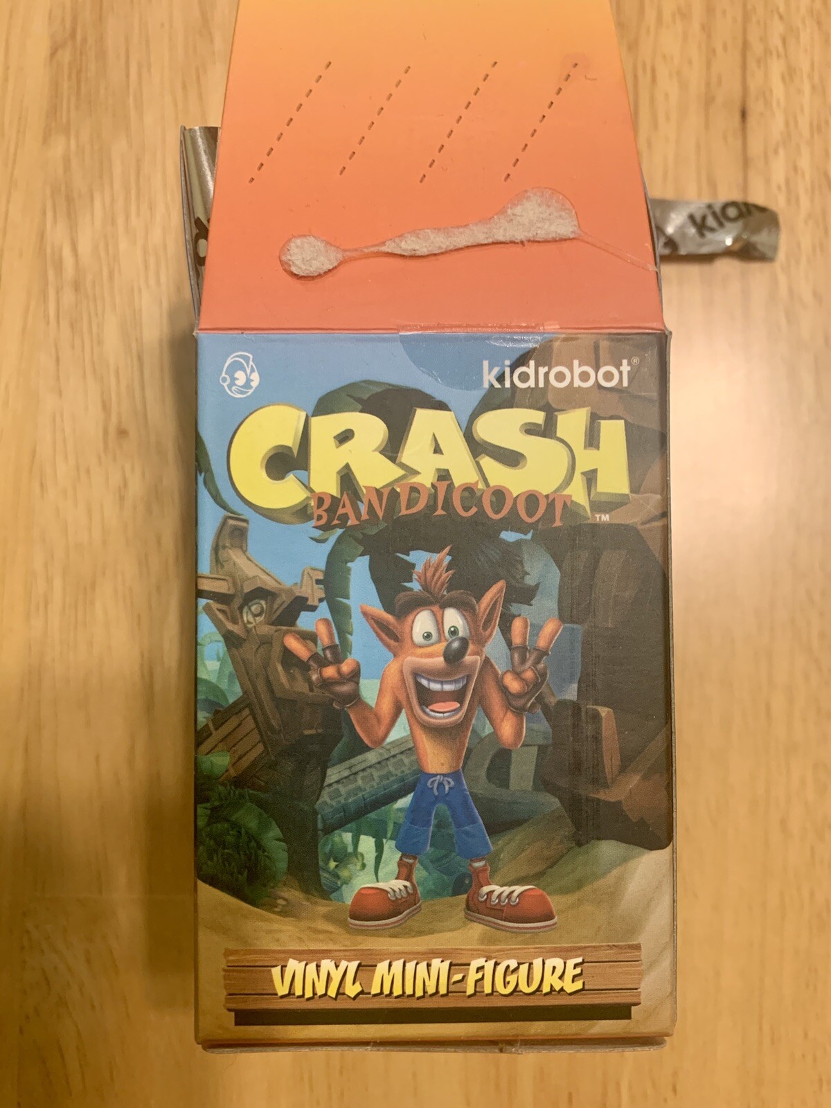 kidrobot CRASH BANDICOOT Vinyl Mini Figure Dr. Neo Cortex NEW OPENED