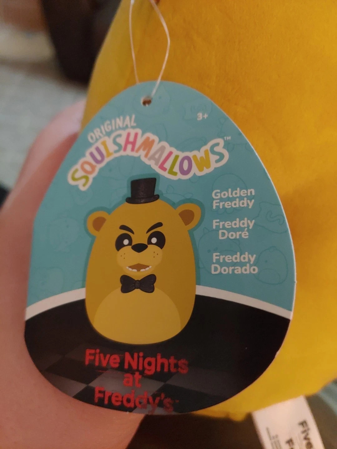 Jazwares Five Nights At Freddy’s GOLDEN FREDDY Squishmallow 8″ FNAF Game Stop