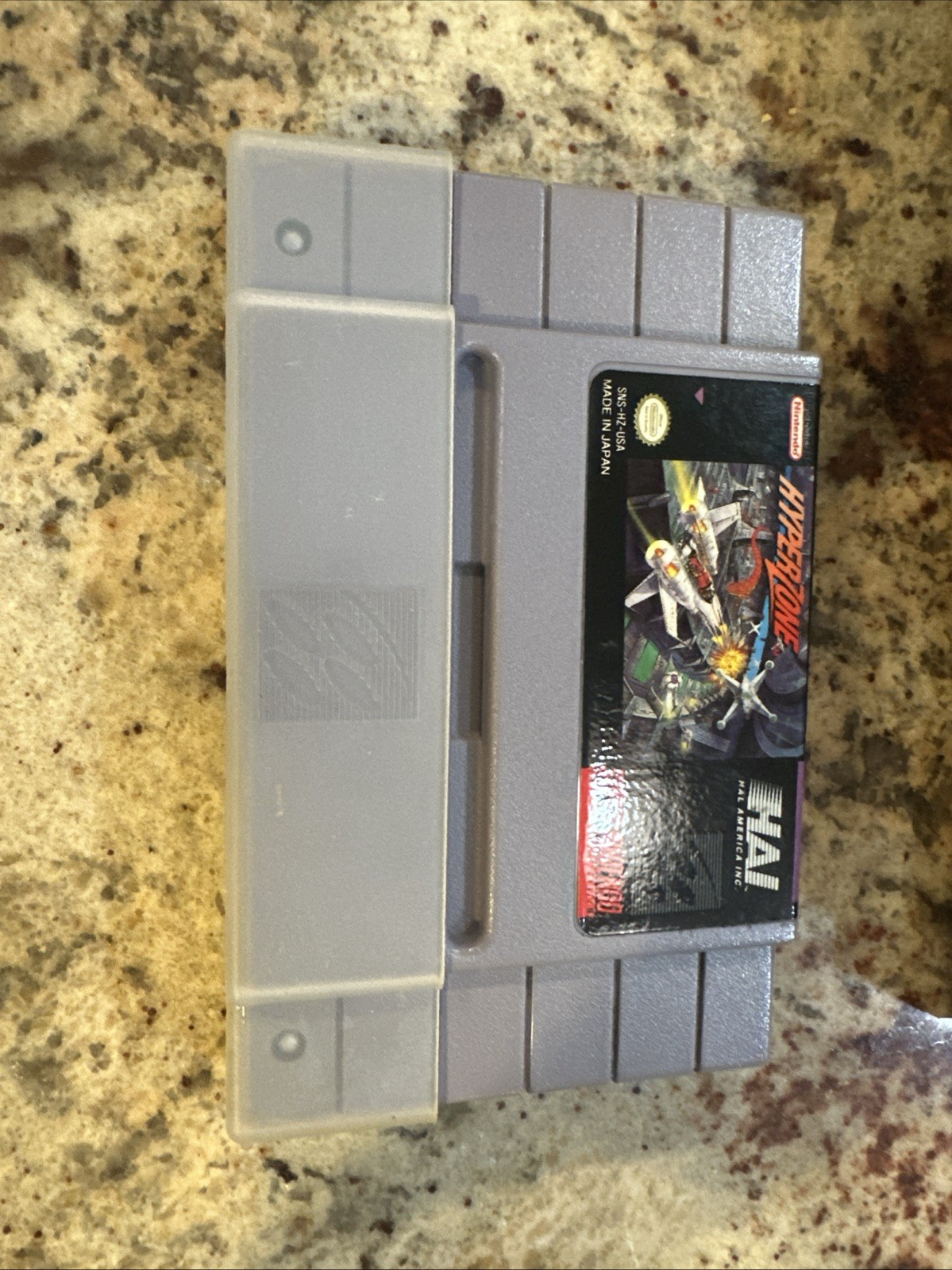 HyperZone (Super Nintendo SNES) Game & Box Beat Up