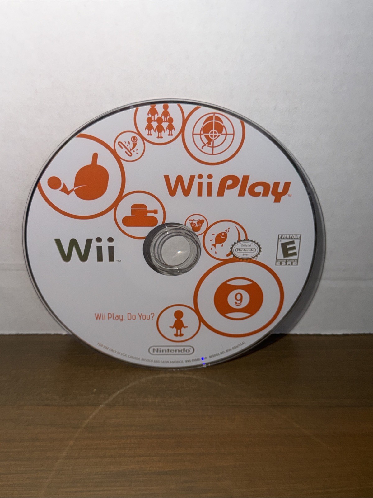 WII PLAY (NINTENDO WII, 2007) GAME ONLY!