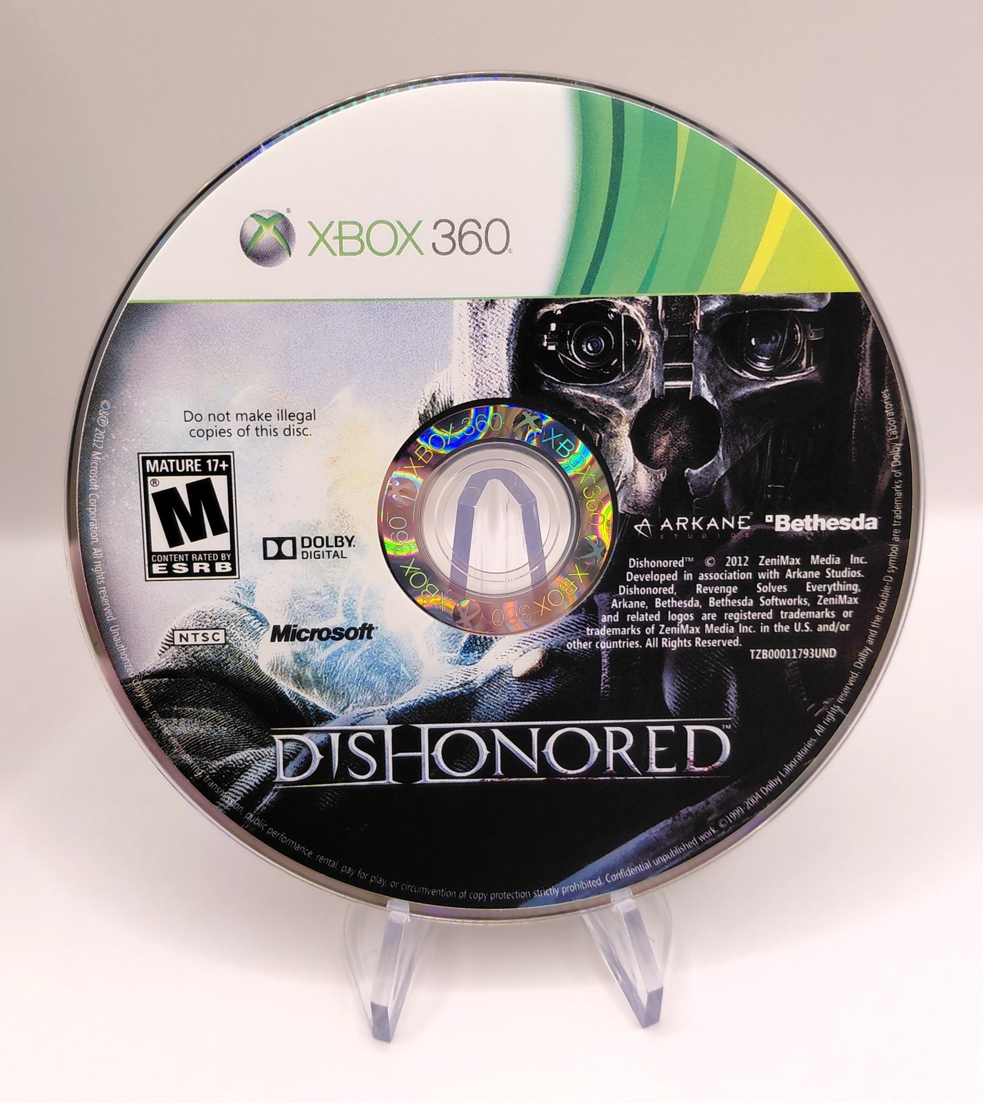 Dishonored (Microsoft Xbox 360, 2012) – CIB