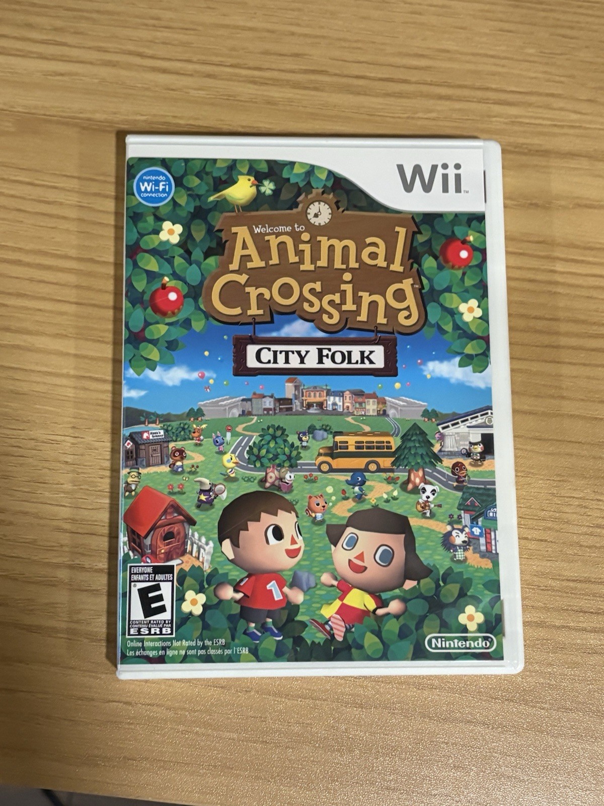 Animal Crossing: City Folk Nintendo Wii Complete with Manual CIB Tested