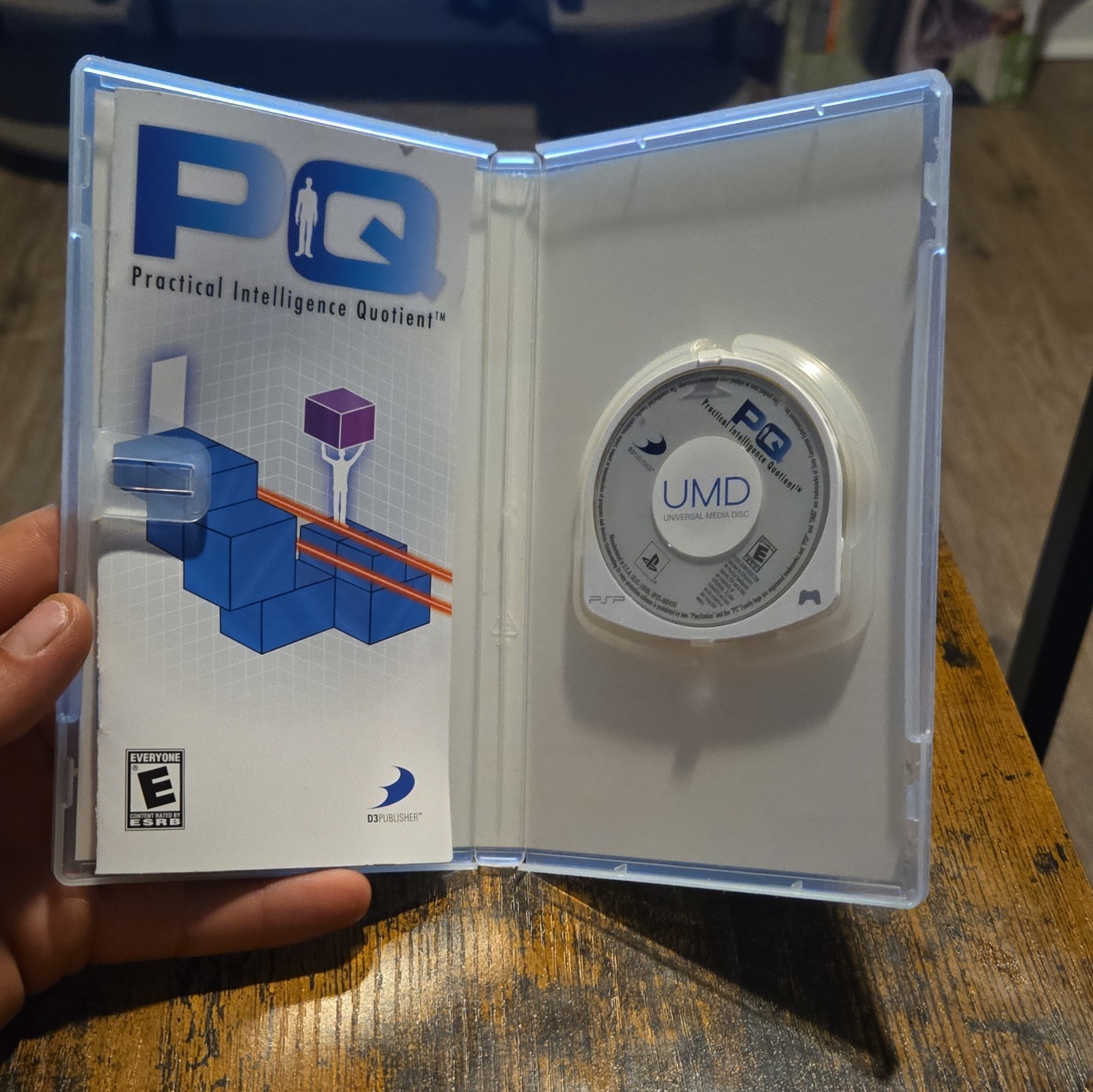 D3Publisher PQ Practical Intelligence Quotient Sony PSP Puzzle Game 2005
