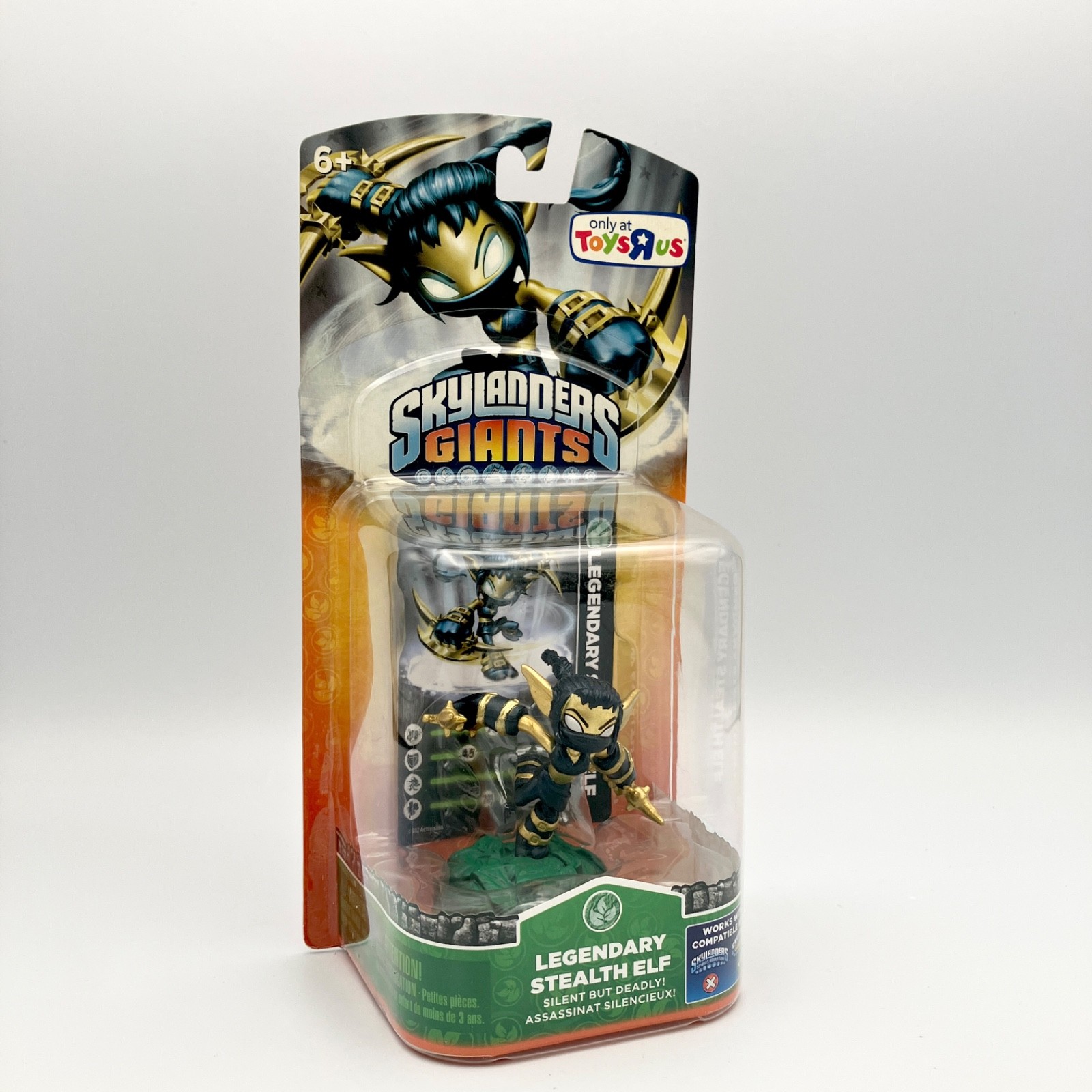 Skylanders Giants Legendary Stealth Elf Figure Toys R Us Exclusive NEW SEALED