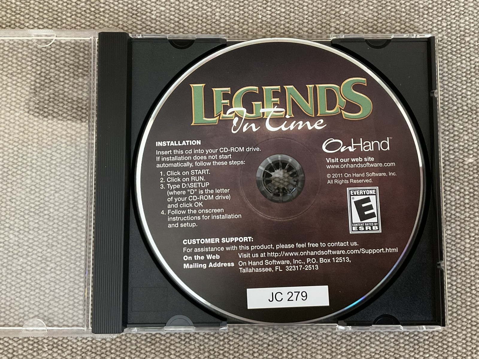 Legends In Time PC CD-ROM – A Hidden Object Collection – 2011