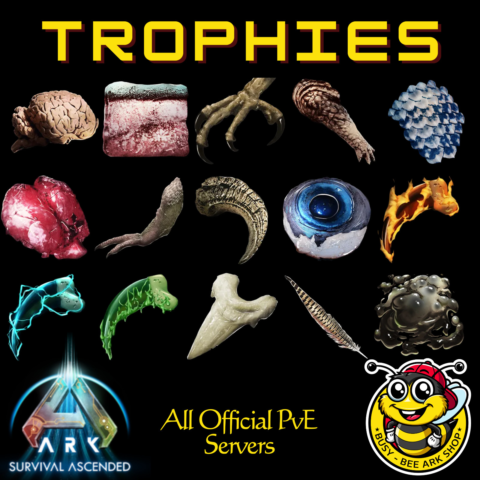 ARK Survival Ascended PVE Tributres PC/XBOX/PS5 ASA