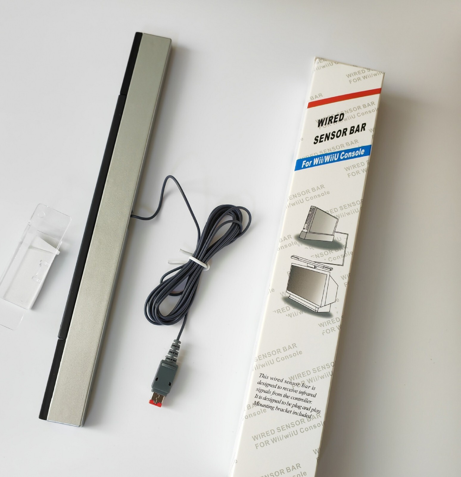 Wired Infrared Sensor Bar IR Ray Inductor for Nintendo Wii Wii U Remote Motion