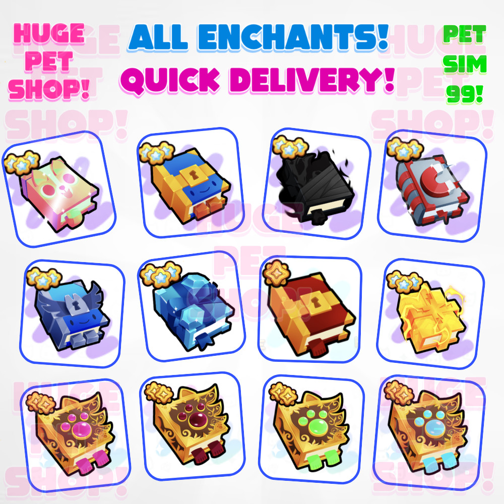 PS99 Enchants – Pet Simulator 99 – CHEAP & Fast Delivery!