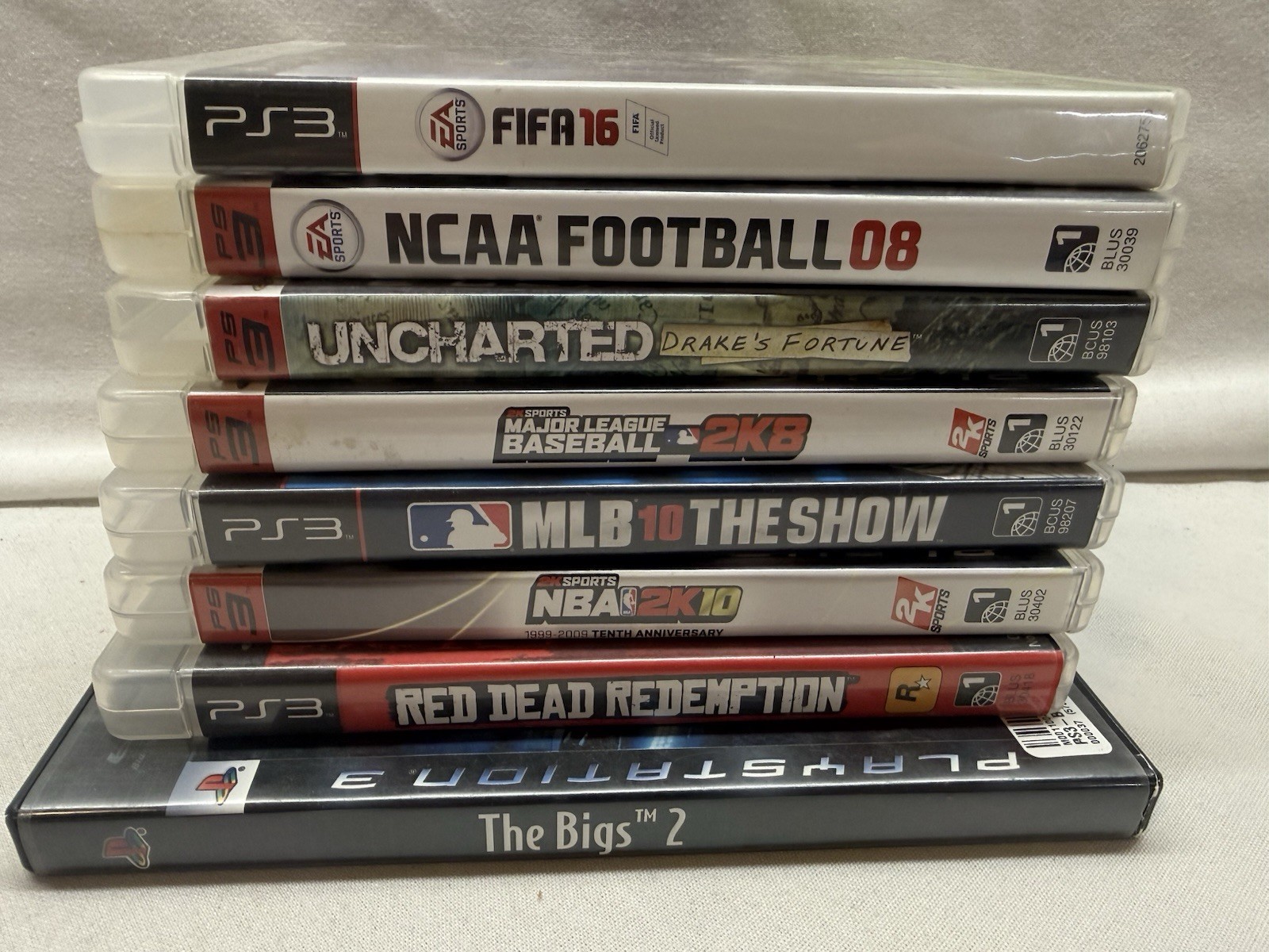 PS3 Game Bundle (Lot of 8) – Sony PlayStation 3, Sports Games, Kobe Bryant, MLB