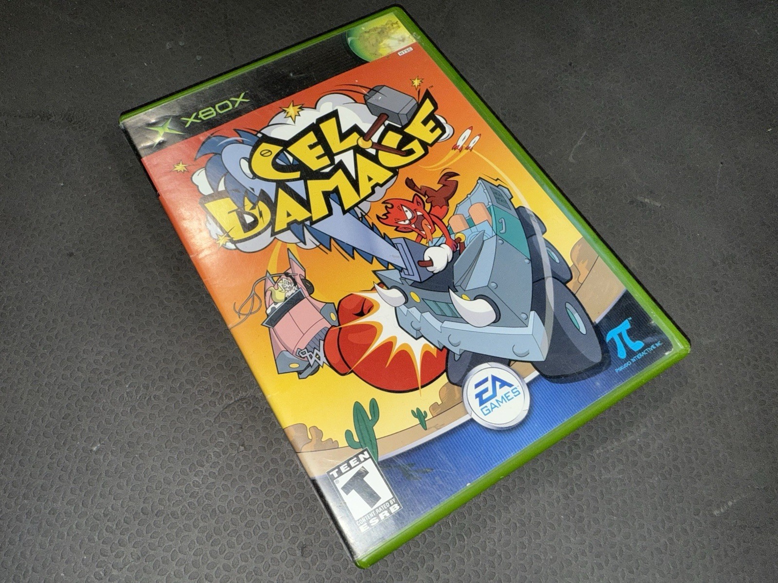Cel Damage XBOX Comic Mischief Family-fun Action Adventure Complete