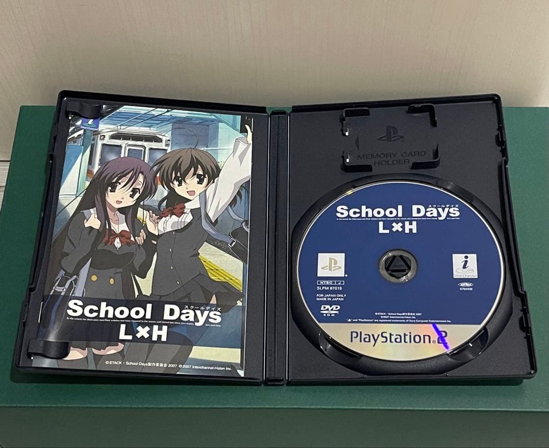 PS2 PlayStation2 School Days School Days L H Normal Edition Tested