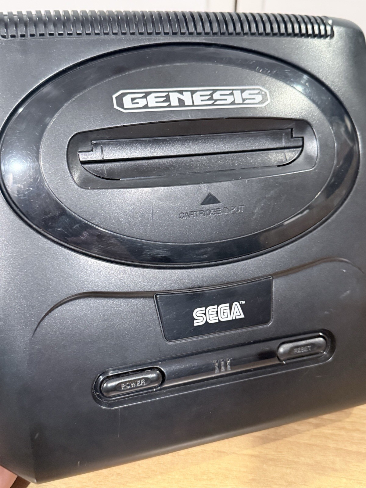 SEGA Genesis Model 2 Black Console 6-Button Controller MK-1631 Cleaned Tested