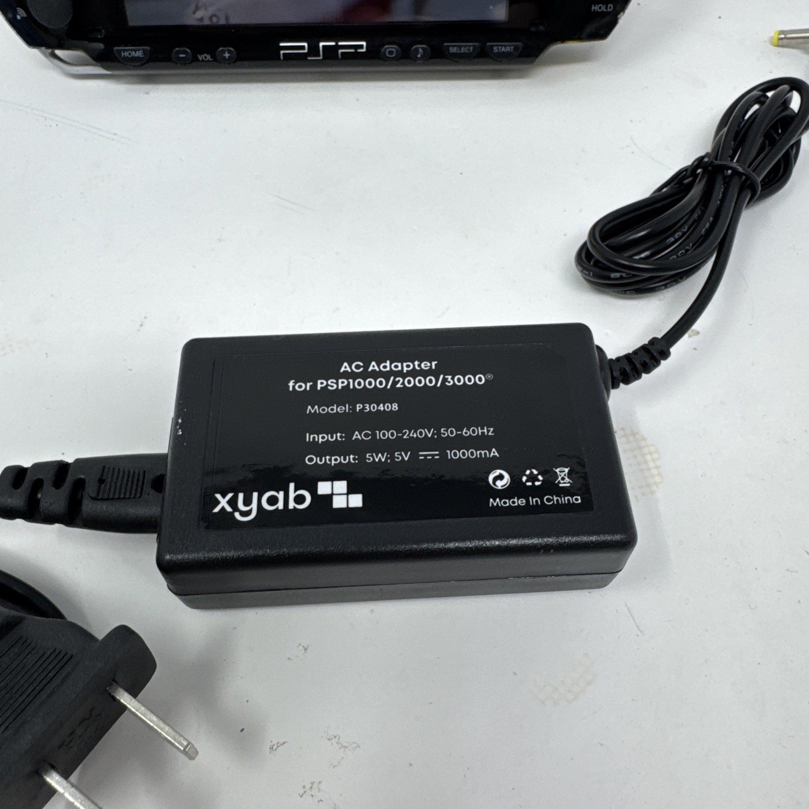 PSP-1001 Black Sony PlayStation Portable- New Battery, Charger, 2gb Memory