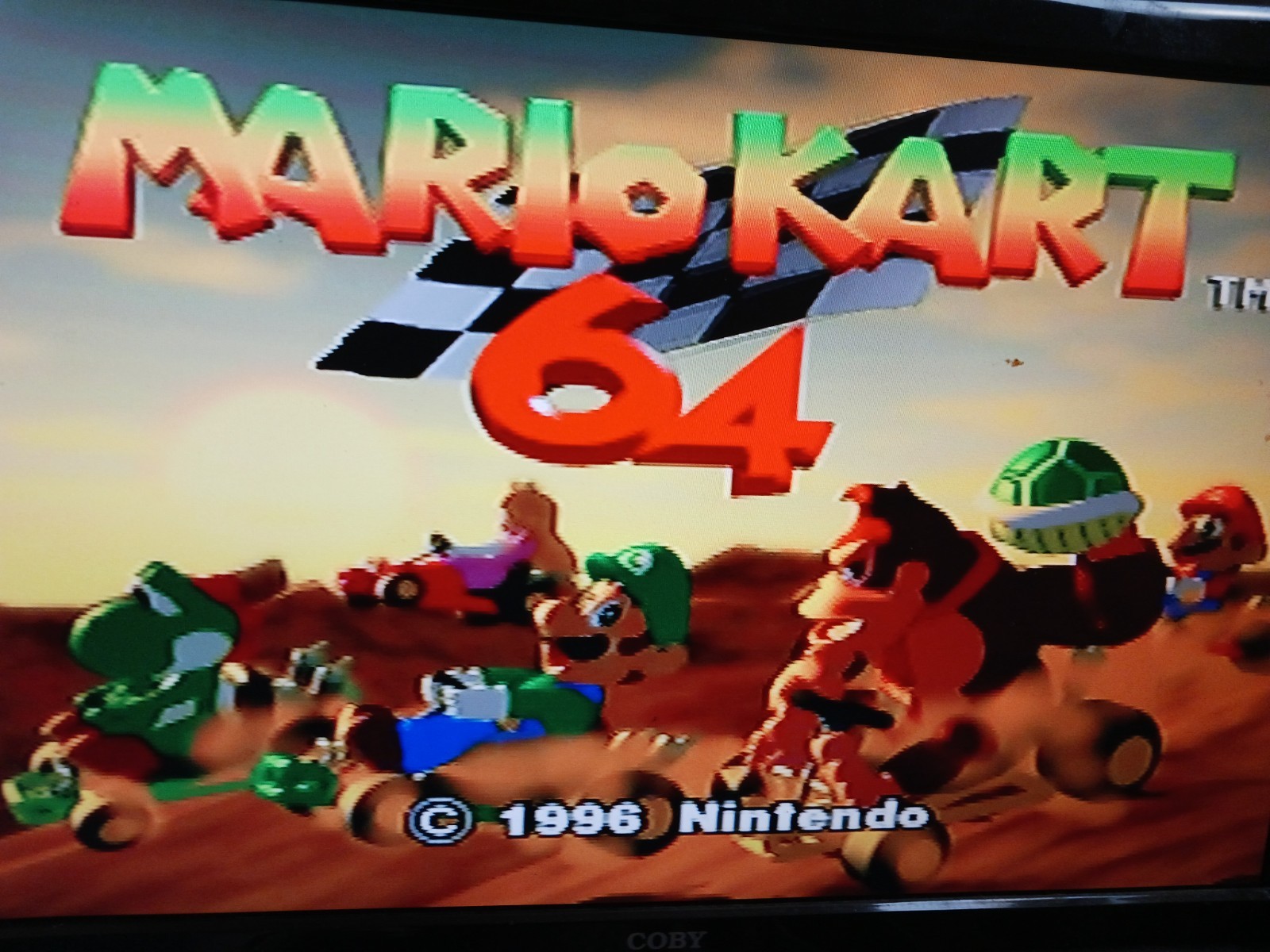 Nintendo 64 N64 Console Bundle Mario Kart 64 Authentic Two Controllers Lot Set