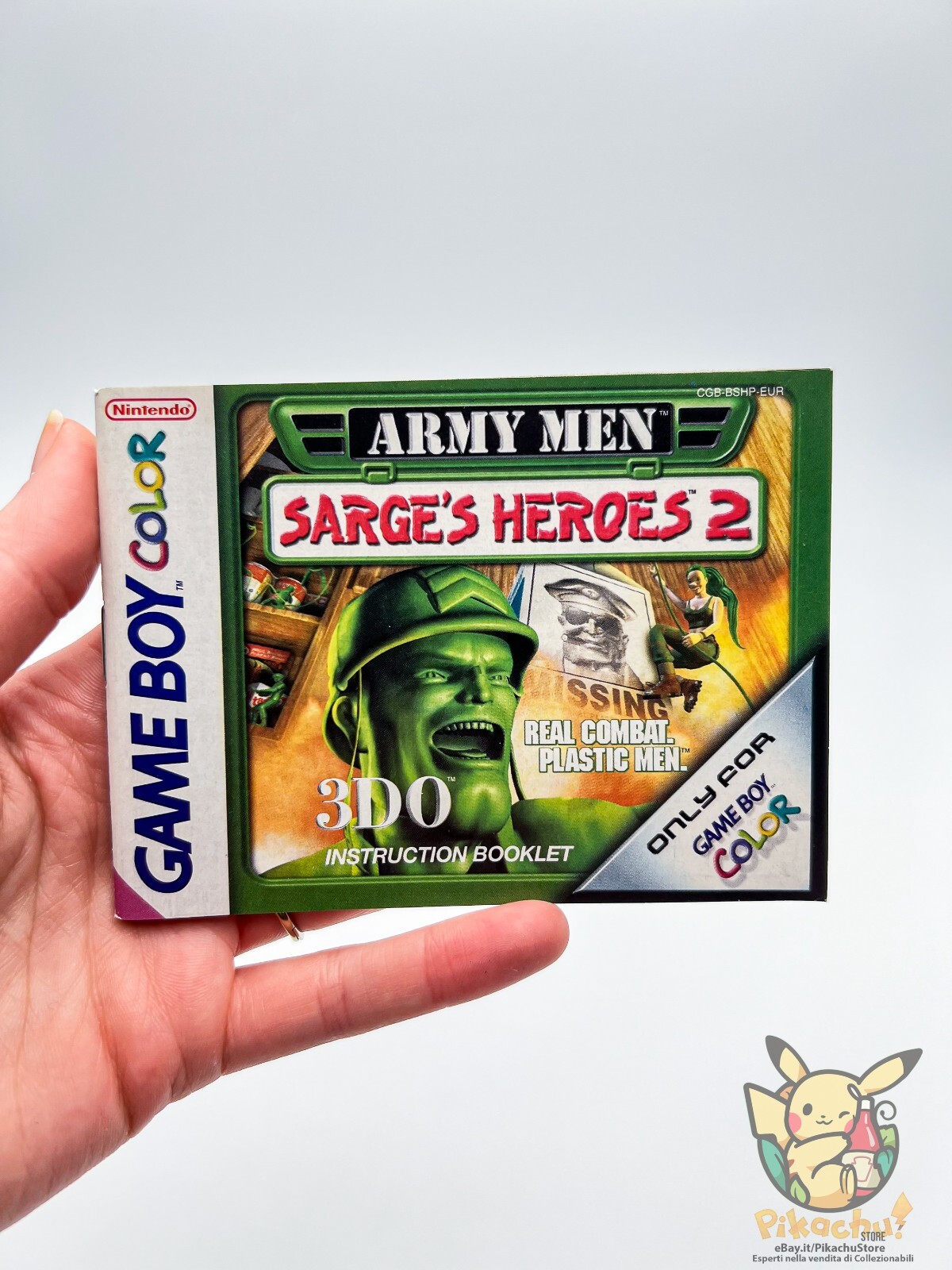 Army Men Sarge’s Heroes 2 🇪🇺 MULTI 🔥 Complete Game Boy Color 🎁 Gift Idea