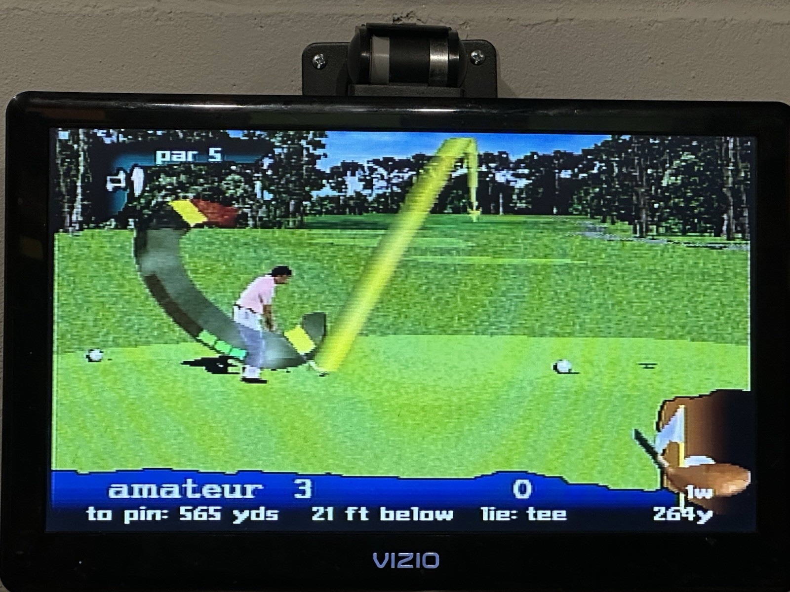 Sega Saturn PGA Tour 97 1996 Reg Card Manual Foam Insert Tested Works Video Game