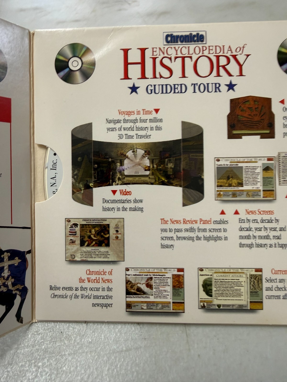 vtg Chronicle Encyclopedia of History (PC) 1997 Global Software Publishing