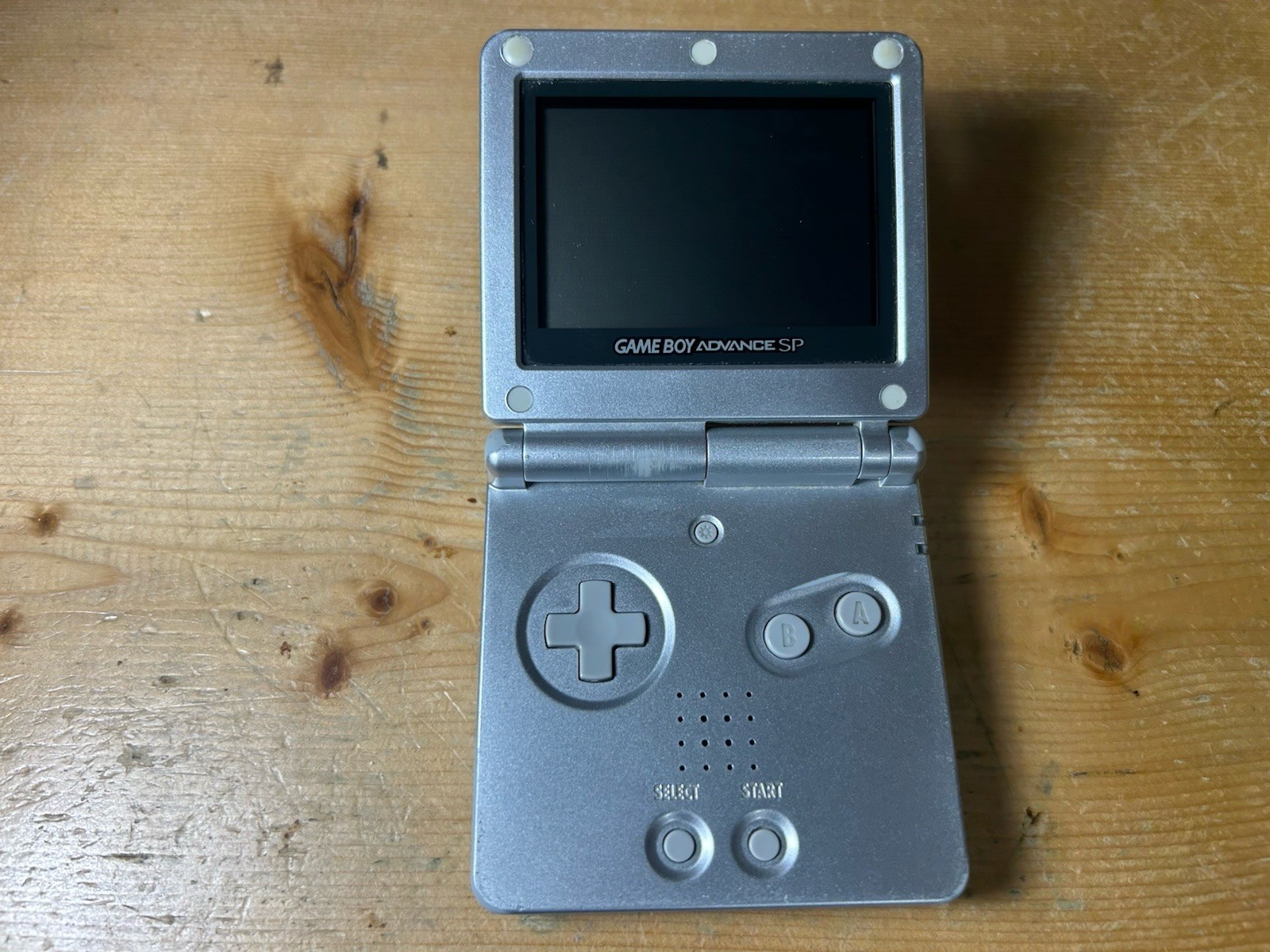 Nintendo Game Boy Advance SP Handheld Game Console AGS-001 Silver System Only