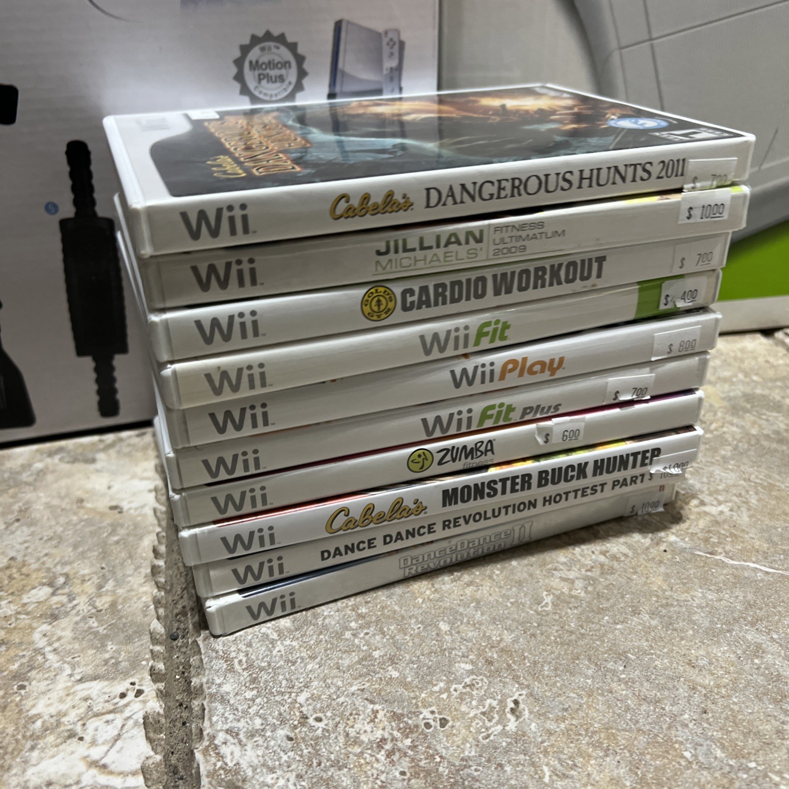 Lot of Nintendo Wii Accessories Bundle! Dance Pad, Games, Wii Board, Etc