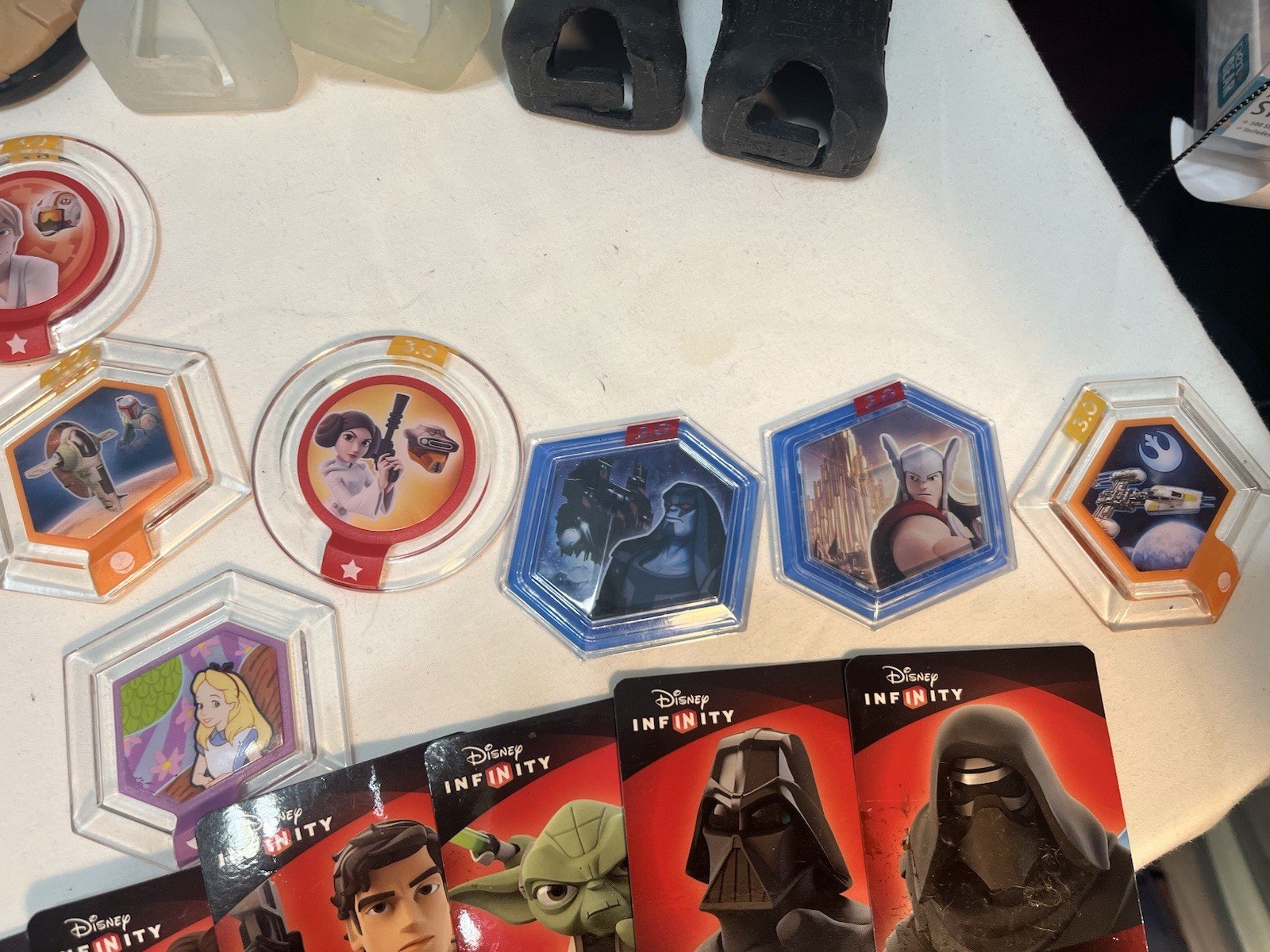 Disney Infinity Character Figure Pack Lot Darth Vader Yoda Iron Man Thor.