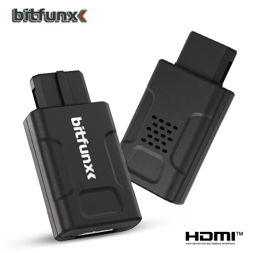 Bitfunx N64 HDMI Adapter 720P 1080P HD Converter Upscale N64 SNES SFC GameCube