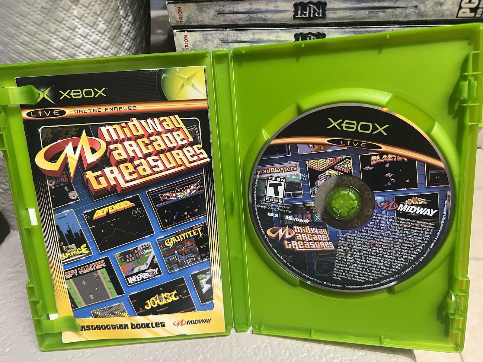 Midway Arcade Treasures Xbox CIB Tested