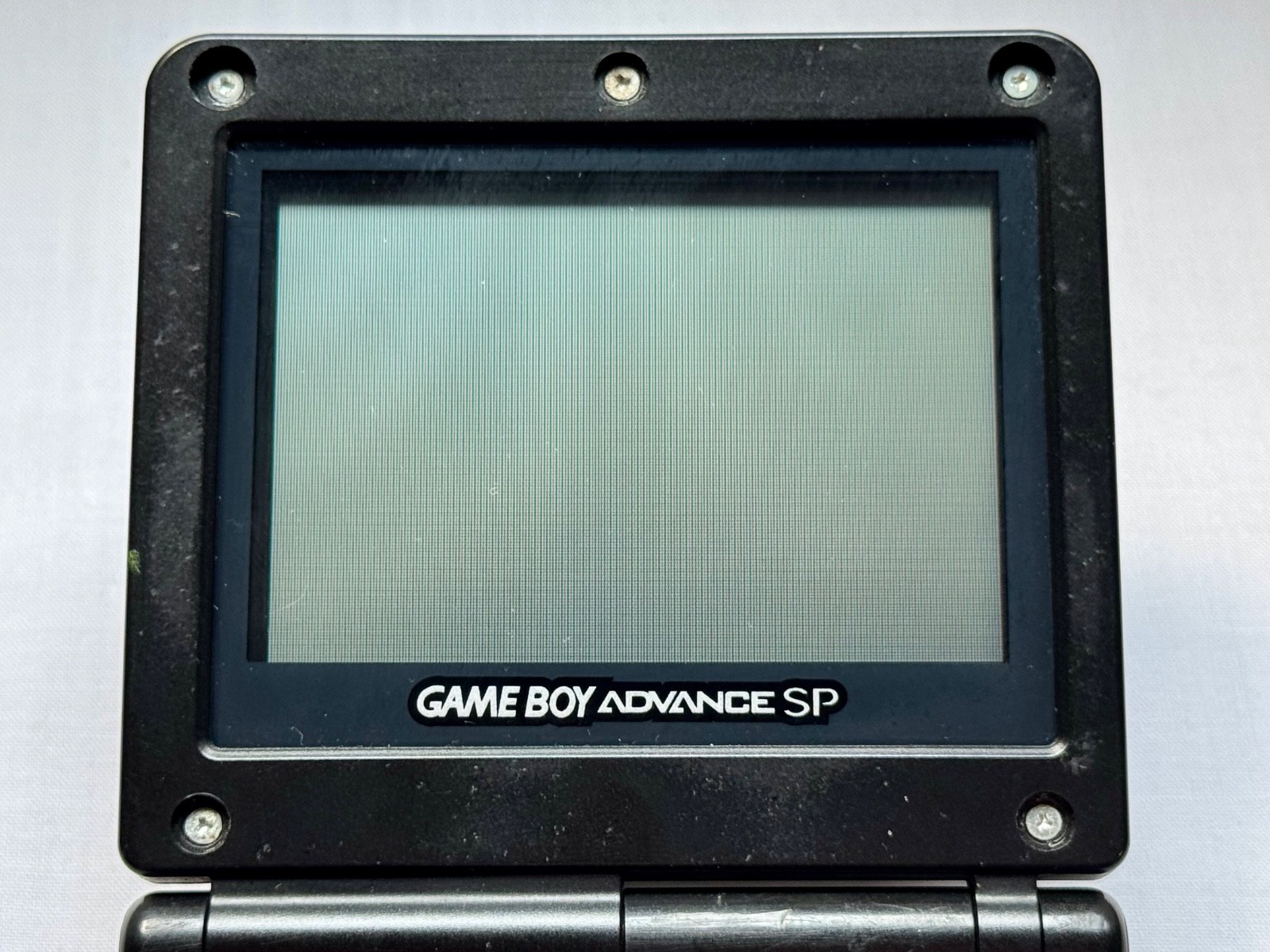 Nintendo Gameboy Advance SP AGS001 Onyx Black Handheld w/ USB Cable & Battery