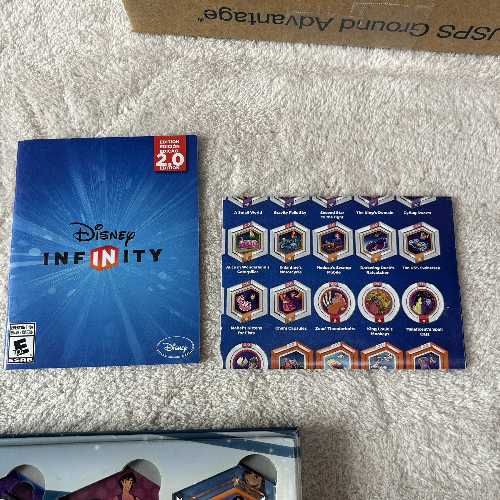 Disney Infinity Originals Power Disc Album Book Storage Case 3 Discs