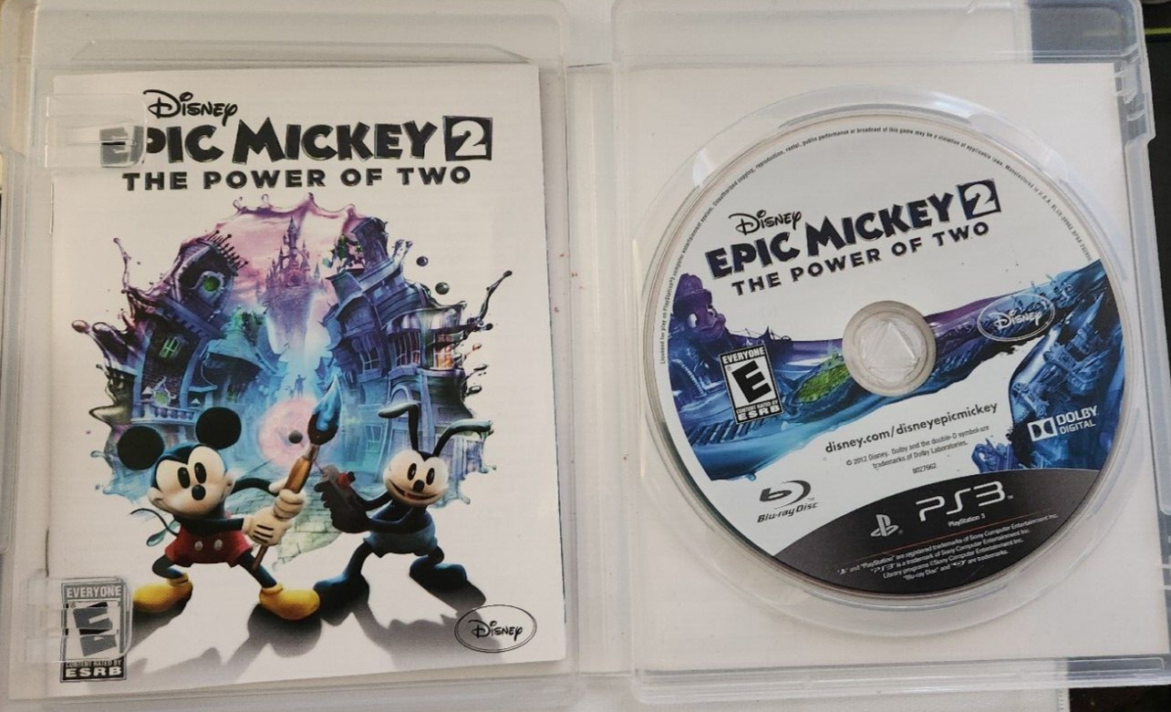 Disney Epic Mickey 2: The Power of Two (Sony PlayStation 3, 2012)