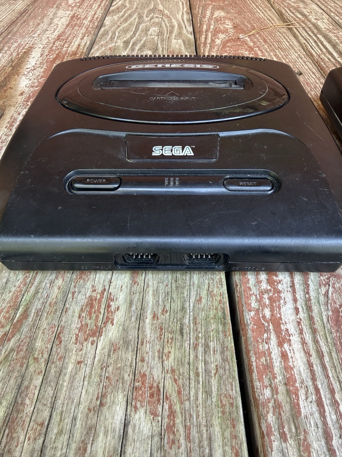 SEGA Genesis Console Lot (2) Model 2 MK-1631 For Parts Or Repair Both Power On