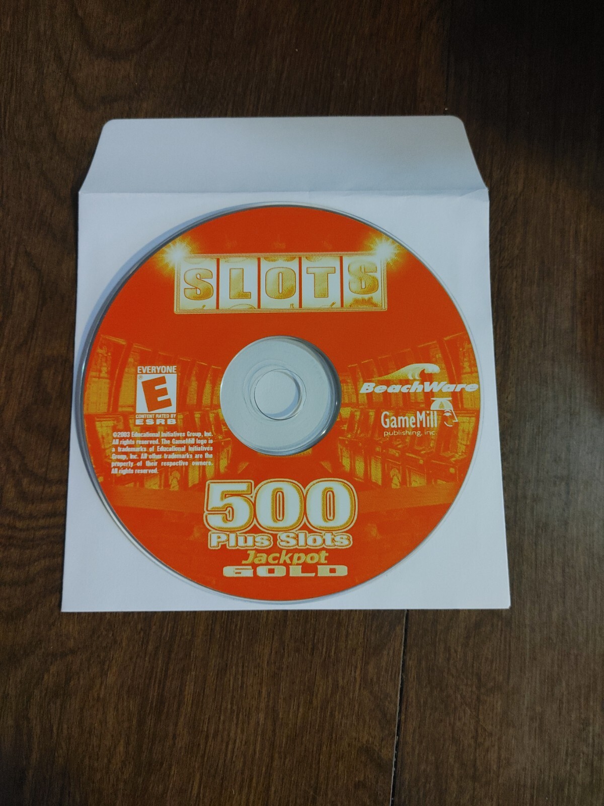 Lady Luck 500 Plus Slots Jackpot Gold (PC CD Rom, Mac 2003)