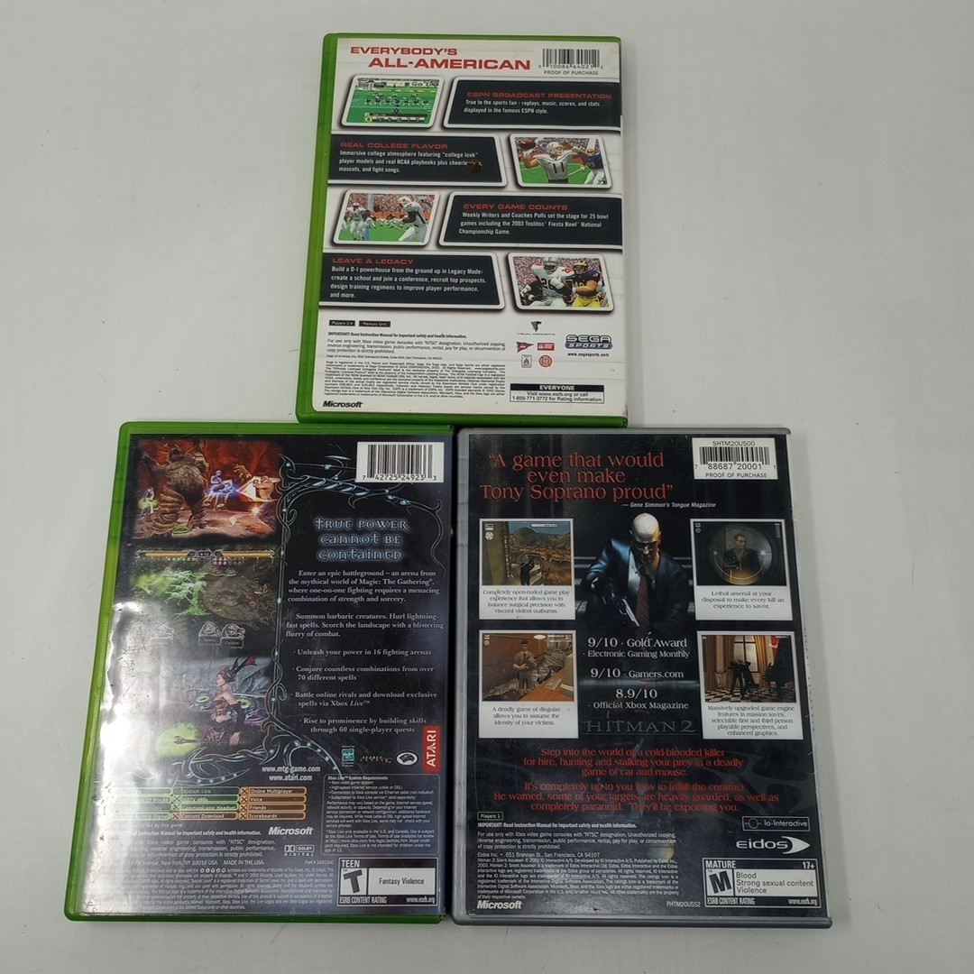 Lot Of 21 OG XBOX Games With Cases (UNTESTED) See Pics!