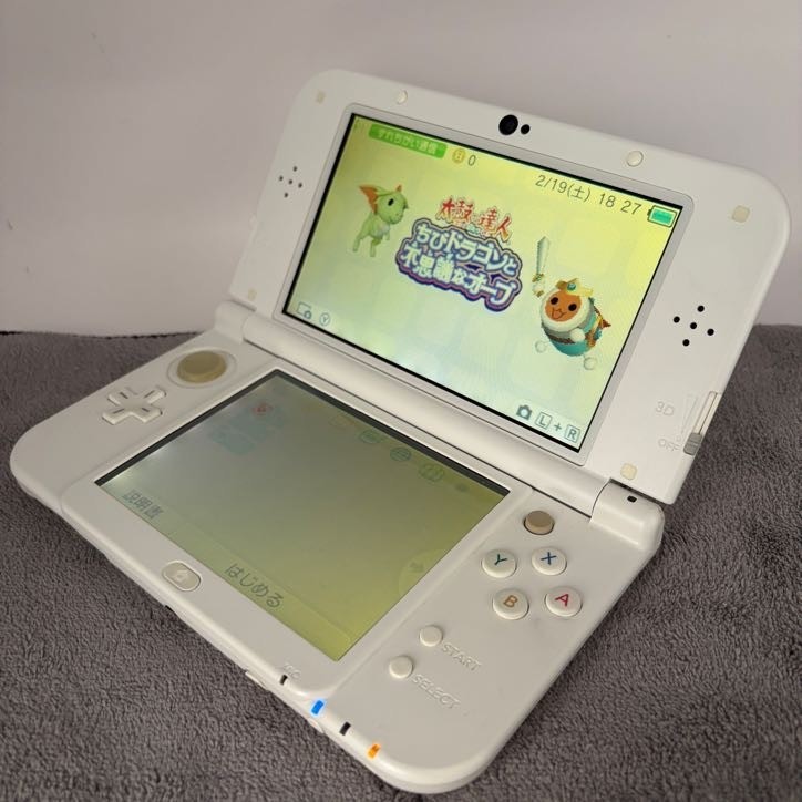 【Excellent5】Nintendo NEW 3DS LL XL Pearl White System Used Game Console From JP