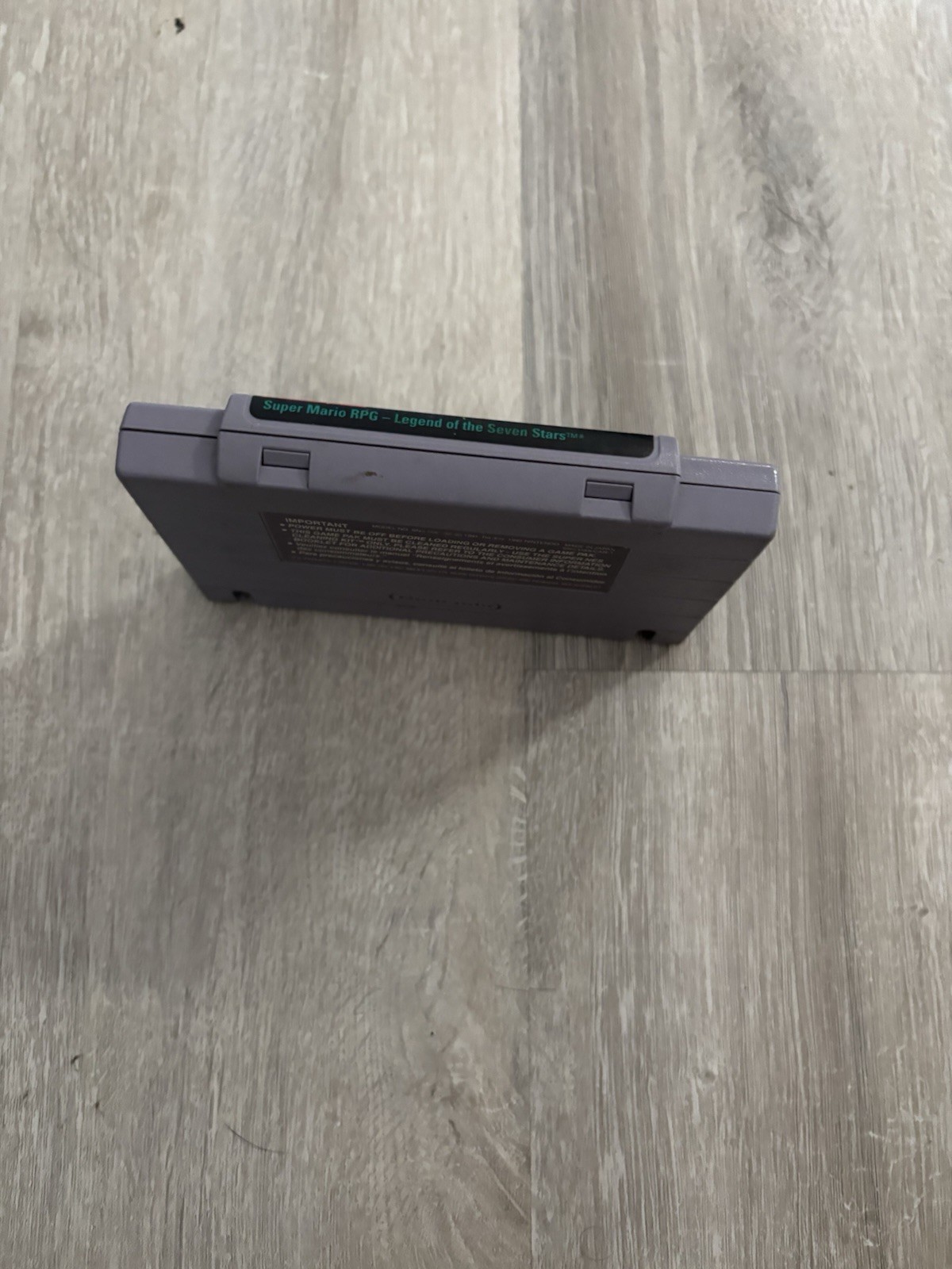 Super Mario RPG: Legend of the Seven Stars Nintendo SNES Cartridge
