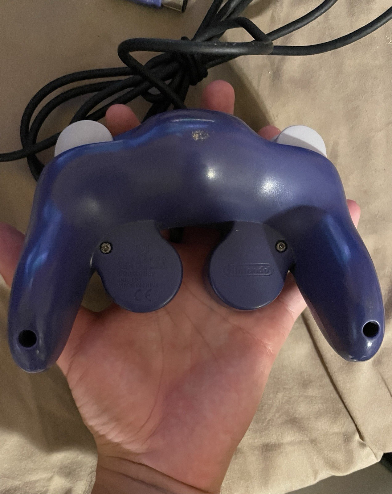 Official OEM Nintendo GameCube Controller Indigo Purple DOL-003