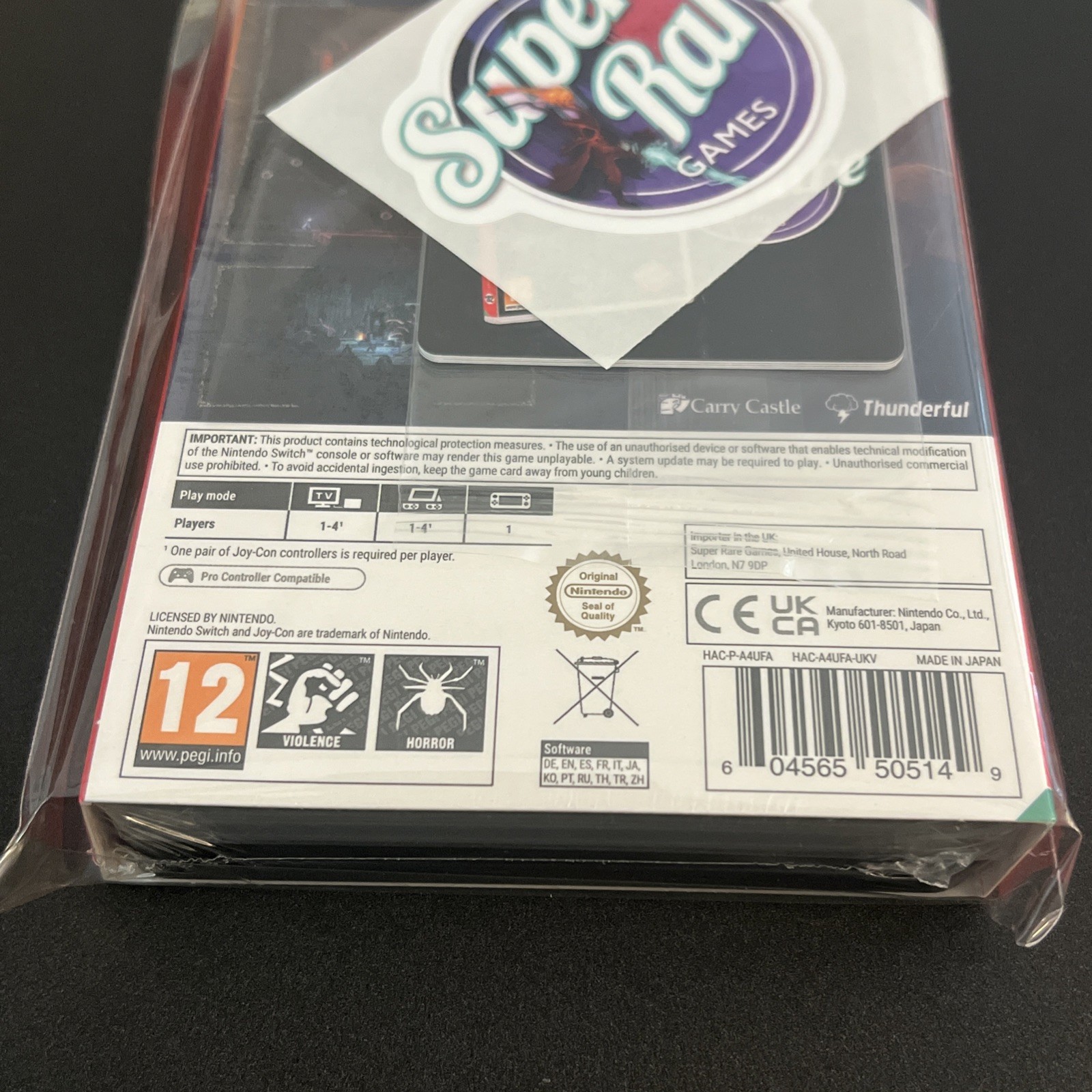 Source of Madness (Nintendo Switch) Steelbook Edition – Super Rare Games #82 NEW