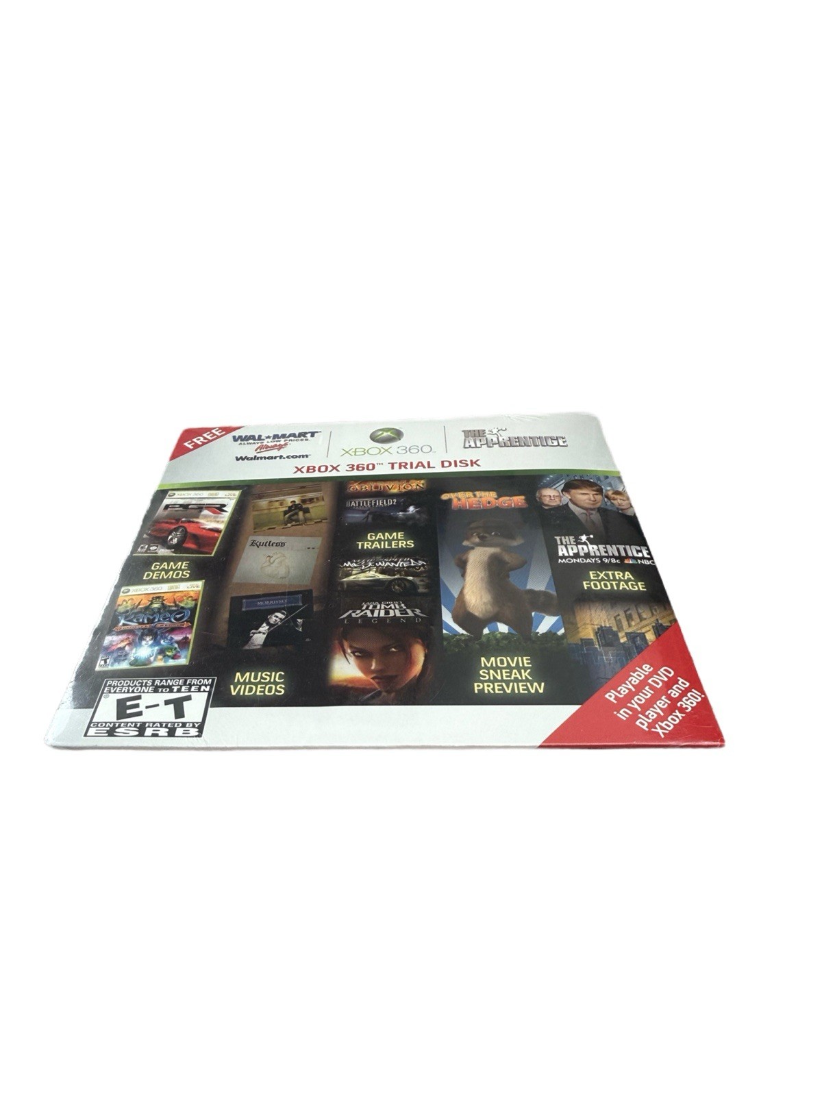 Walmart Trial Xbox 360 Game Demo Disc *SEALED* – Includes Trump apprentice