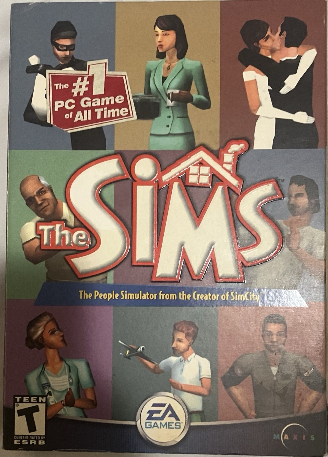 Electronic Arts The Sims PC Simulation Big Box Manual Included Windows 95/98