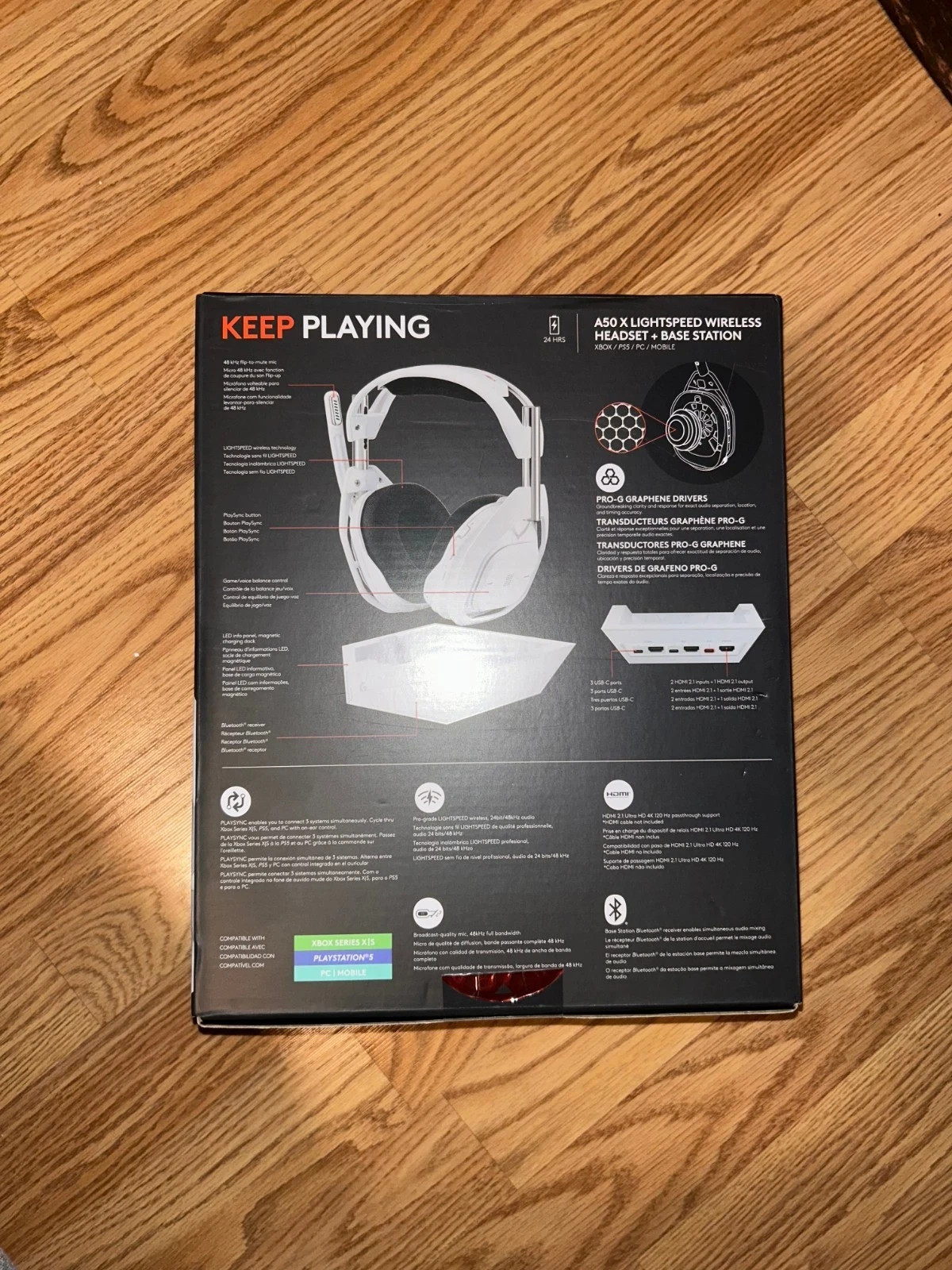 Logitech Astro A50 X LIGHTSPEED Wireless Gaming Headset + Base Station – White