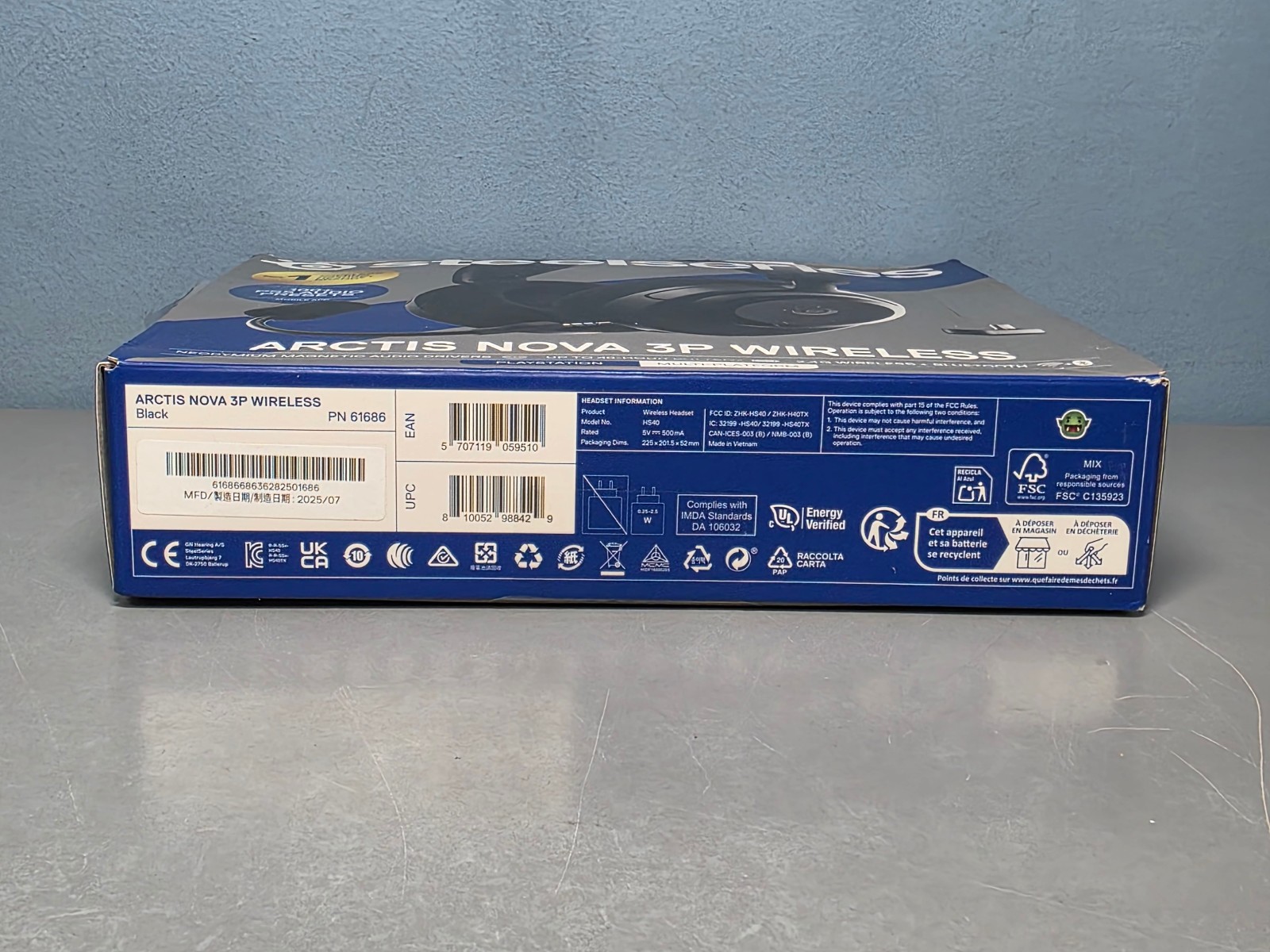 Steelseries Arctis Nova 3P Wireless Playstation Multi-Platform Headset Sealed