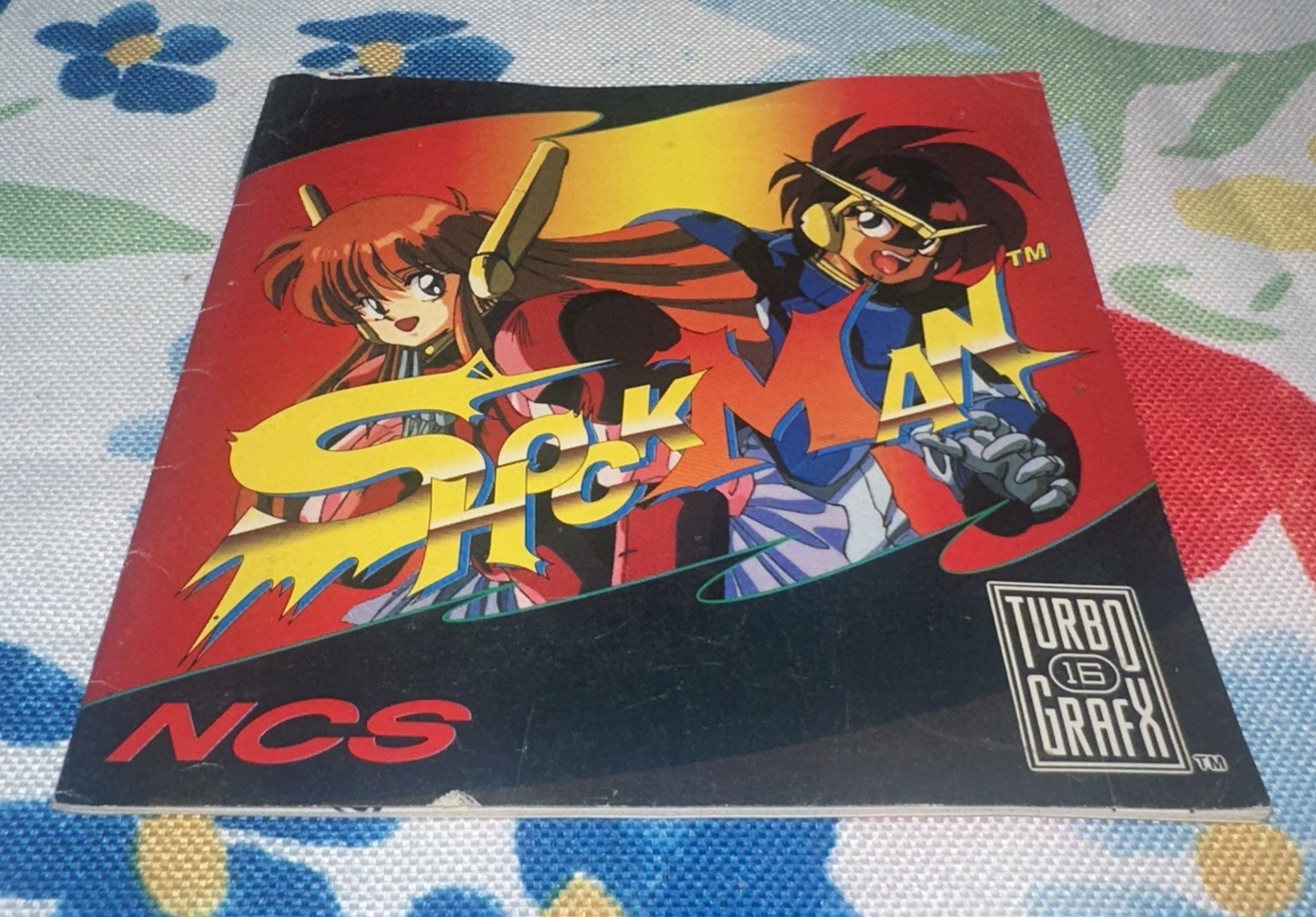 Shockman TurboGrafx-16 TG16 Video Game Cart Manual only no Game RARE See Pics