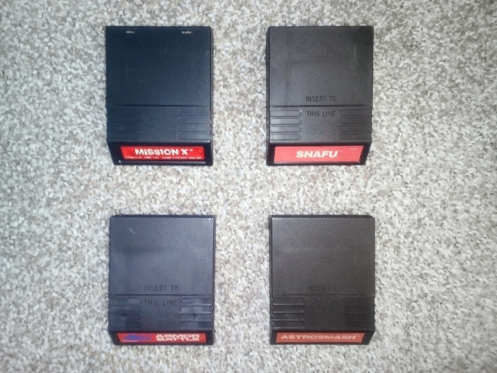 Intellivision Games Lot of 40 Different Titles All Tested and Working See Pics