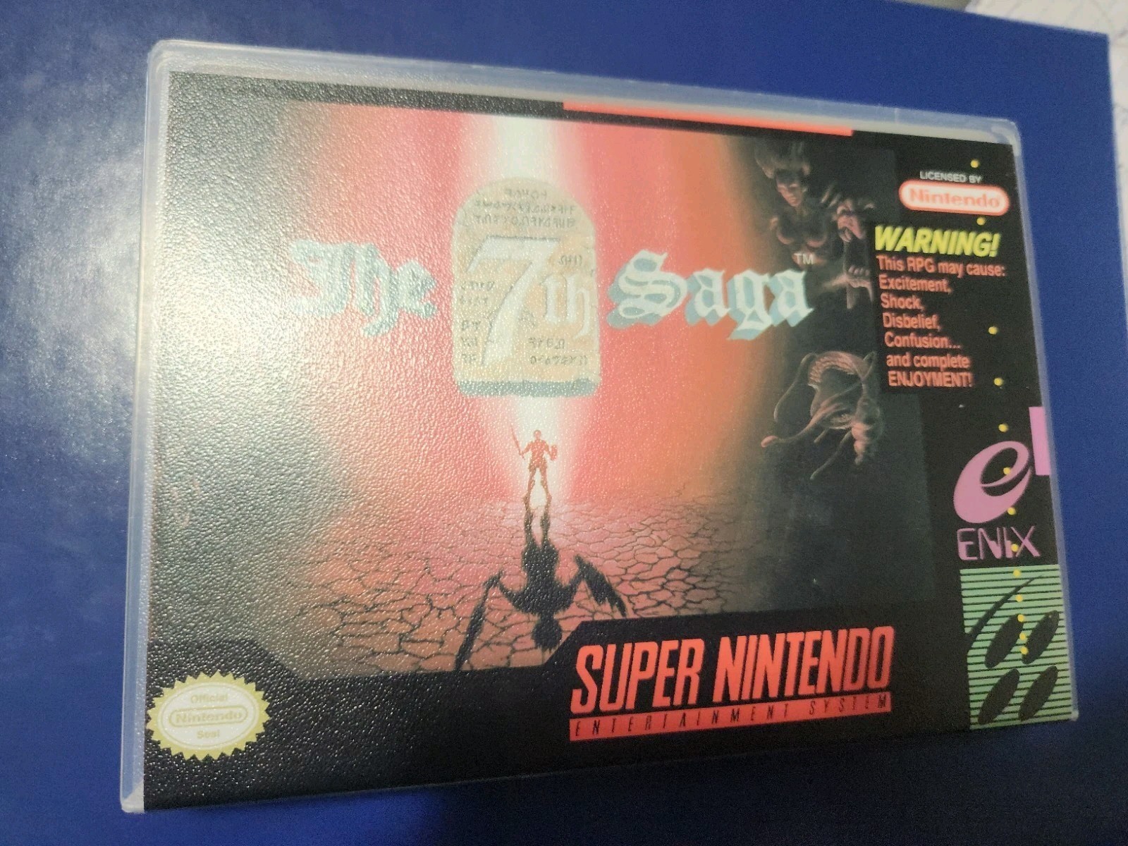 The 7th Saga W Book (Super Nintendo SNES, 1993)